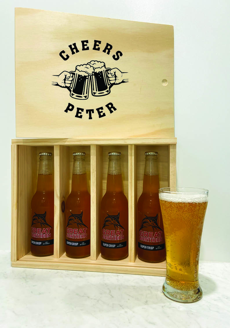 Personalised Beer Box - 5 Designs Available ⋆ Spend With Us - Buy From ...