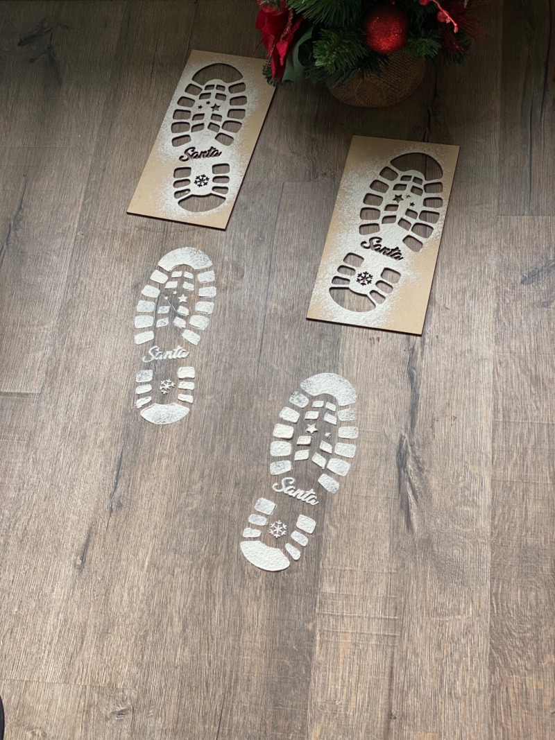 Foot print stencils ⋆ Spend With Us - Buy From a Bush Business Marketplace