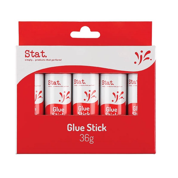 Stat Glue Stick 36Gm Acid Free Dries Fast & Clear - 5 Pack ⋆ Spend With ...