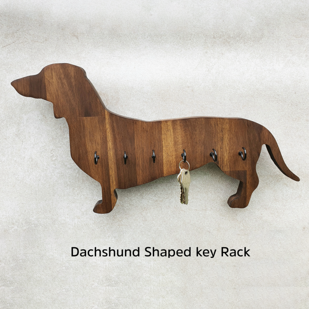 Handcrafted Dachshund shaped key rack ⋆ Spend With Us - Buy From a Bush ...
