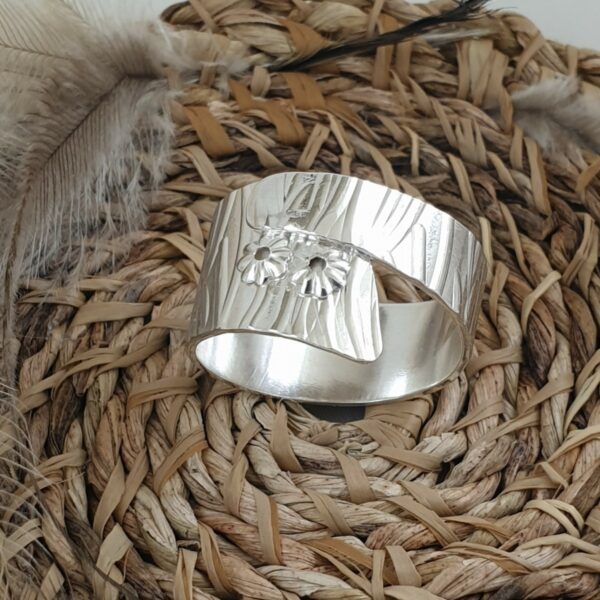 Silver Ring Patterned Sterling Silver Patterned Abstract Ring ⋆ Spend With Us - Buy From a ...