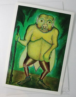 Beetle Man fantasy greeting card by artist Jon Howarth ⋆ Spend With Us ...