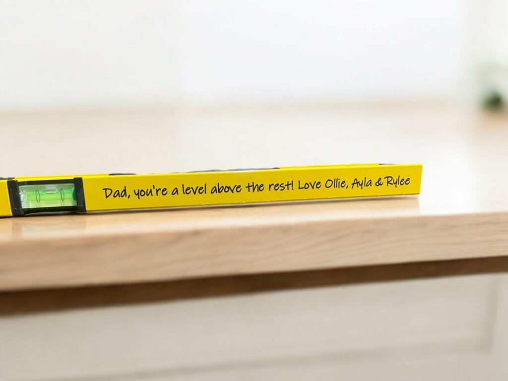 Personalised Craft Right spirit level ⋆ Spend With Us - Buy From a Bush ...