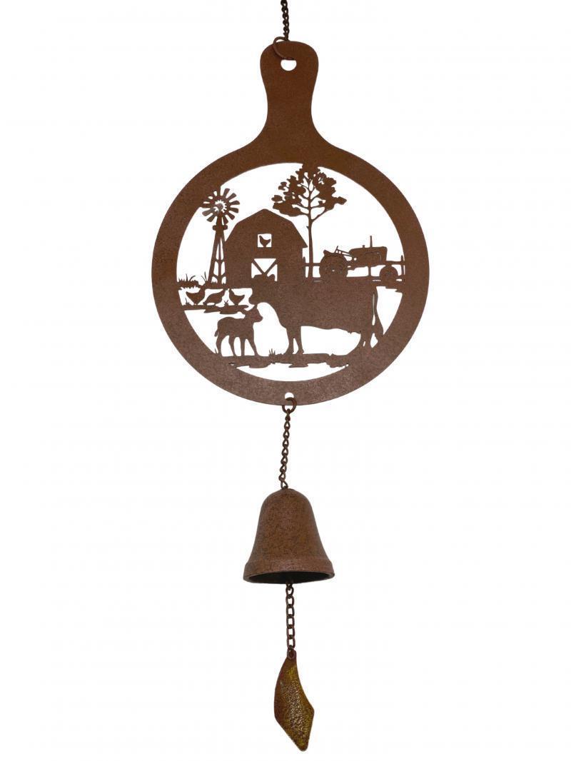 RUSTIC OUTBACK COUNTRY SCENE HANGING BELL ⋆ Spend With Us - Buy From a ...