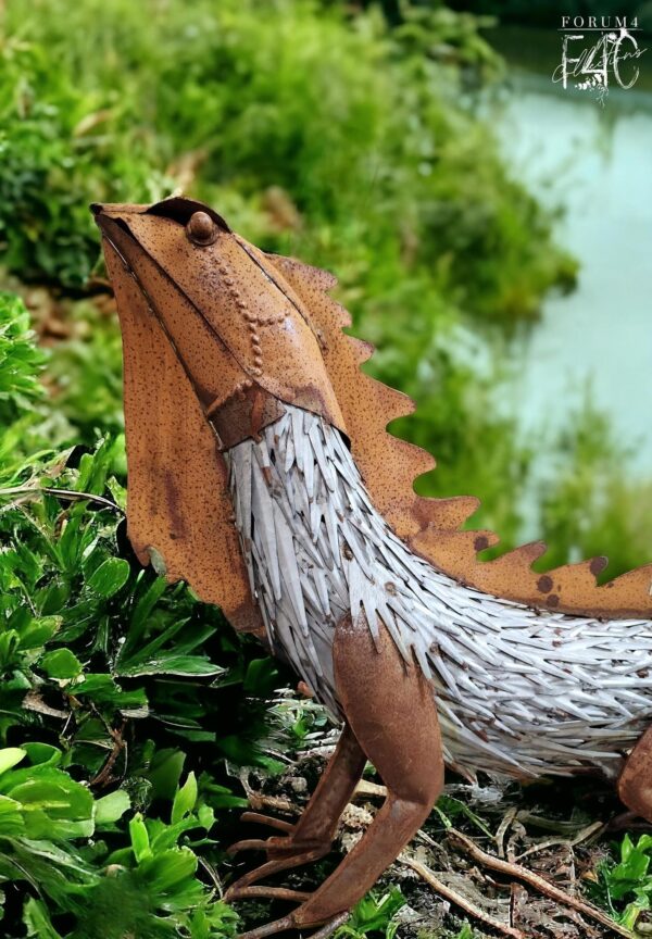 Rust Lizard XL GALVANIZED & RUST IGUANA LIZARD ⋆ Spend With Us - Buy From a Bush ...