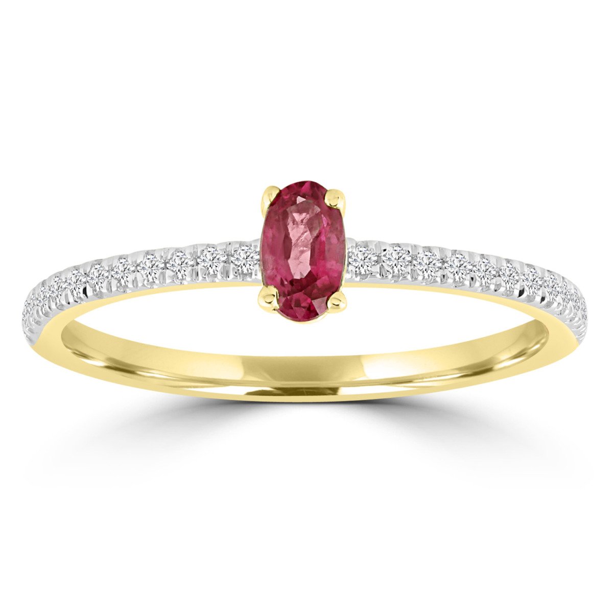 9ct gold natural Ruby and Diamond ring ⋆ Spend With Us - Buy From a ...