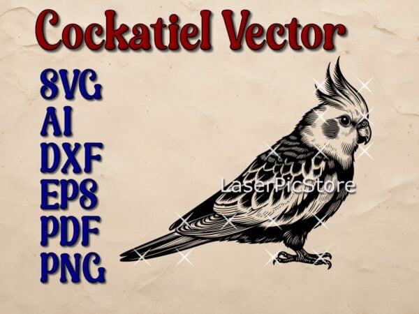 Cockatiel Vector File ⋆ Spend With Us - Buy From a Bush Business ...