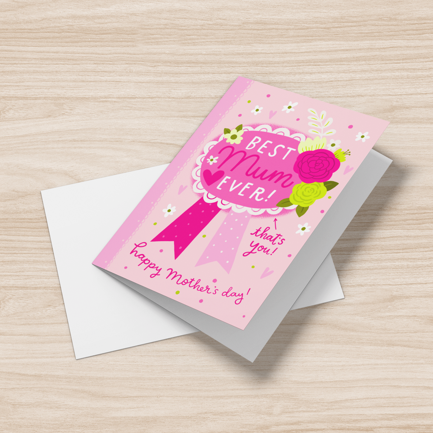 Best Mum Ever Card ⋆ Spend With Us - Buy From a Bush Business