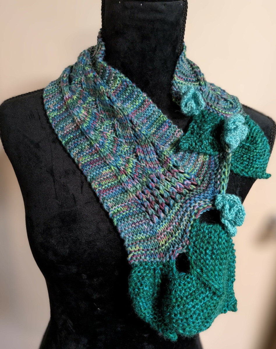 Hand Knitted Wool Silk Scarf тлж Spend With Us Buy From A Bush Business