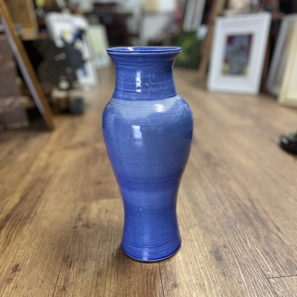Wheel Thrown Pottery Vase ~ Tall Royal Blue ⋆ Spend With Us - Buy From ...