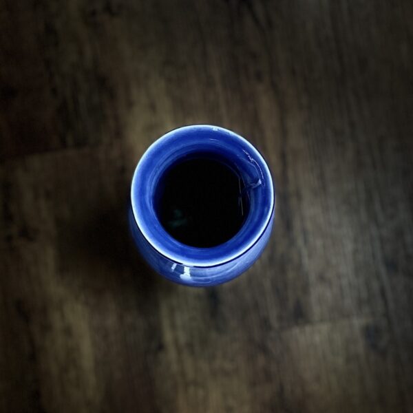 Wheel Thrown Pottery Vase ~ Tall Royal Blue ⋆ Spend With Us - Buy From ...